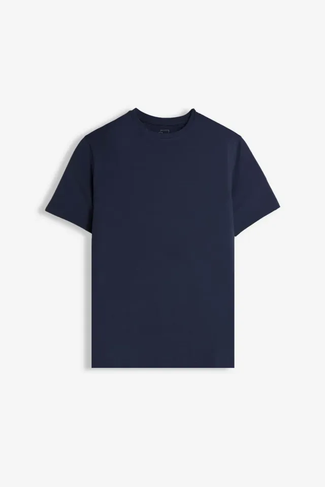 Sonny Bono T-Shirt Girocollo Blu Manica Corta
