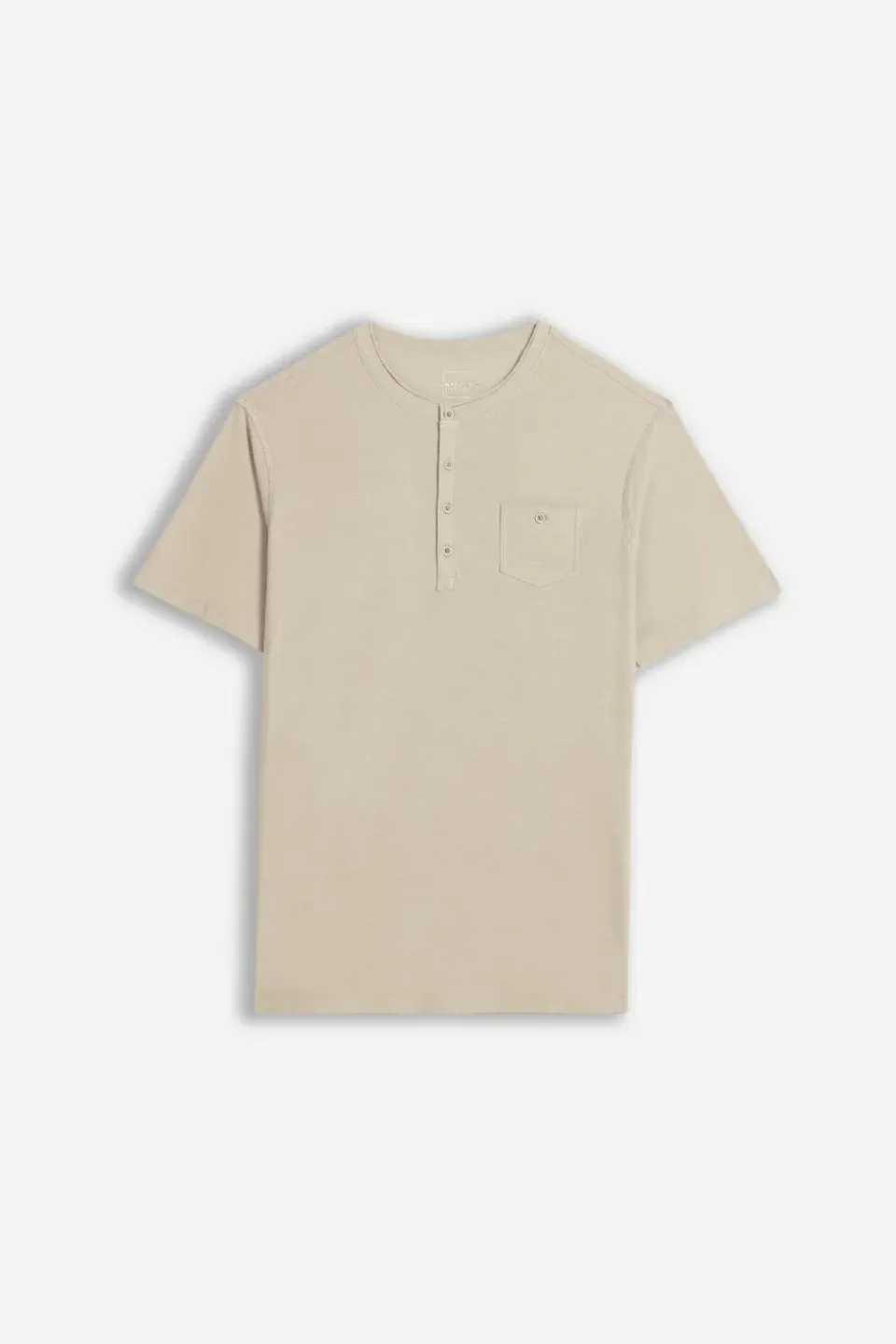 Sonny Bono Serafino T-Shirt Beige Chiaro Taschino Slub