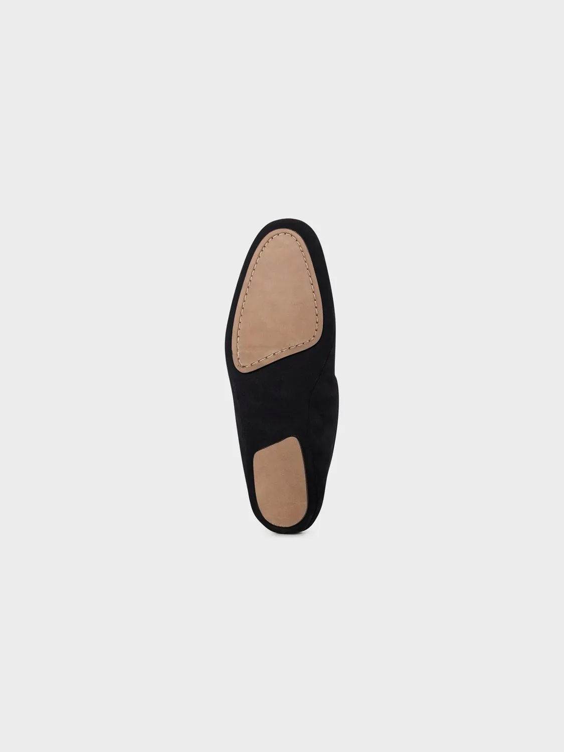 Caruso City Slipper Camoscio Vitello Blu Minimal