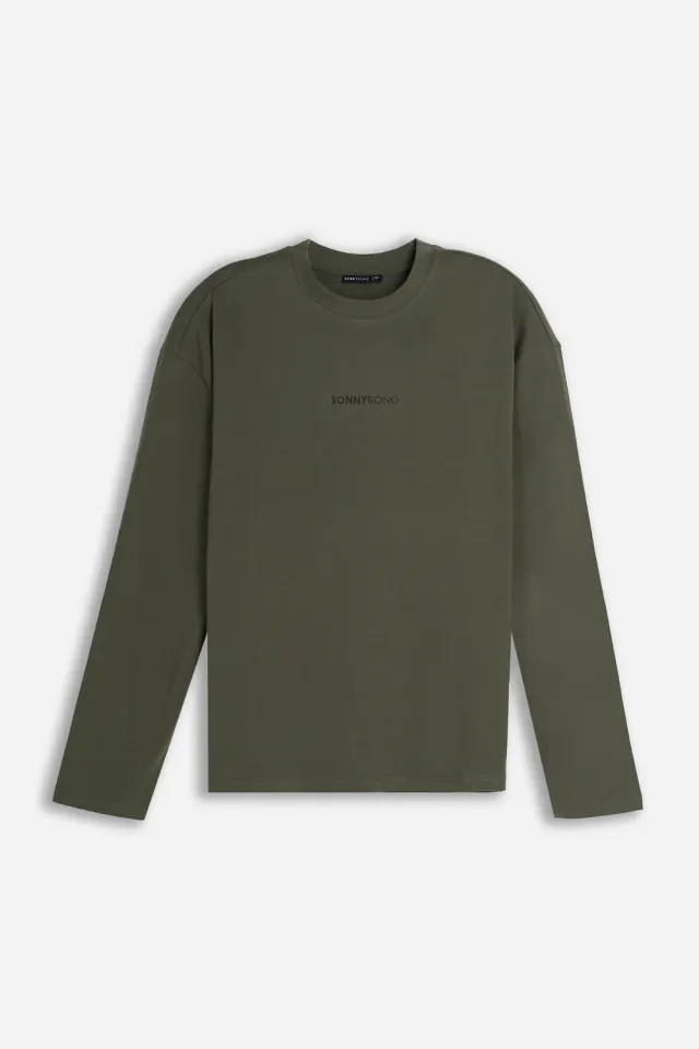 Sonny Bono OF 08234TS 326 t-shirt manica lunga verde militare