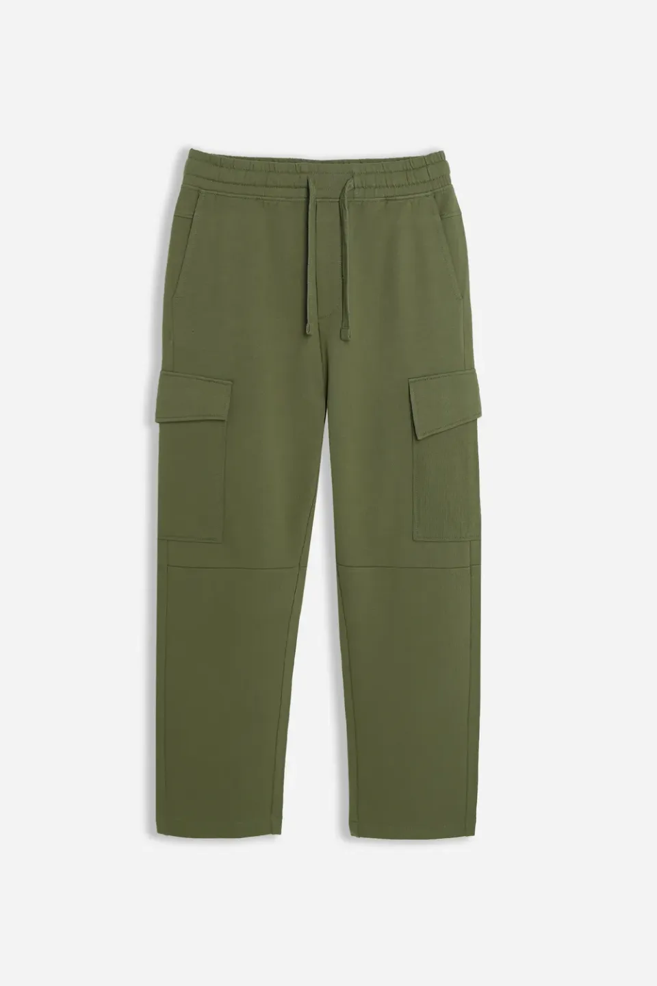 Sonny Bono pantalone jogger felpa verde militare coulisse