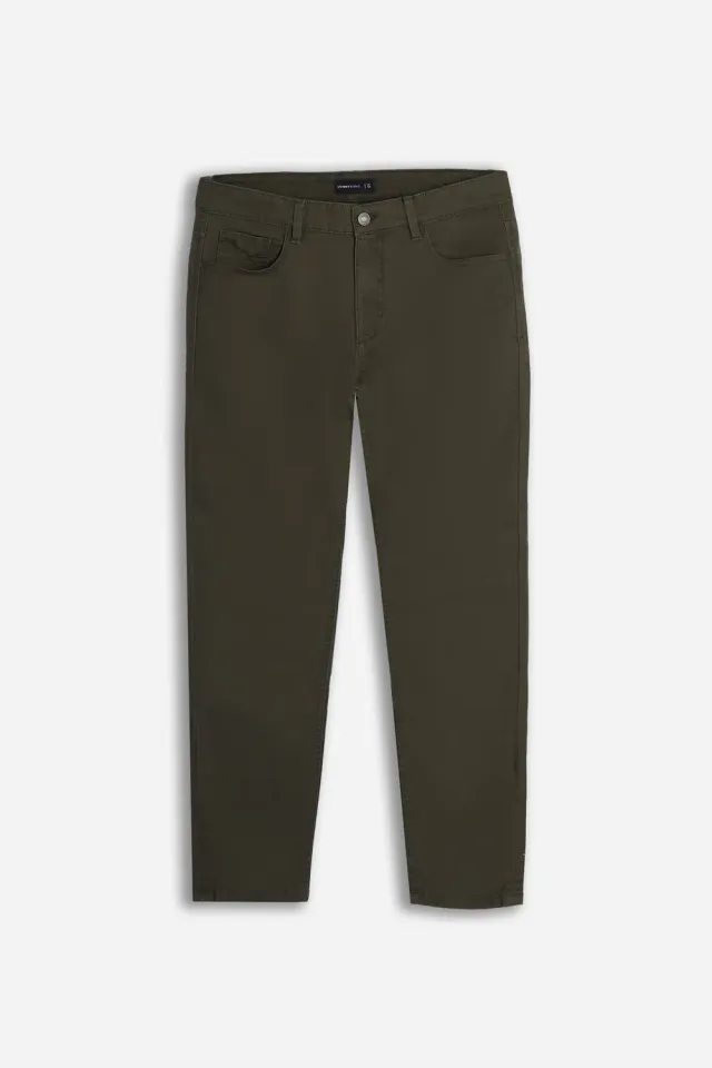 Sonny Bono VL 07408P5 pantalone 5 tasche moro gabardina