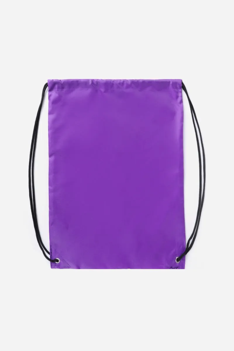 Sonny Bono sacca nylon viola con stampa