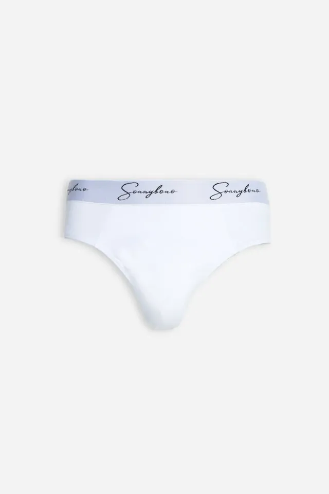 Sonny Bono Elastico a Contrasto Slip Bianco aderente