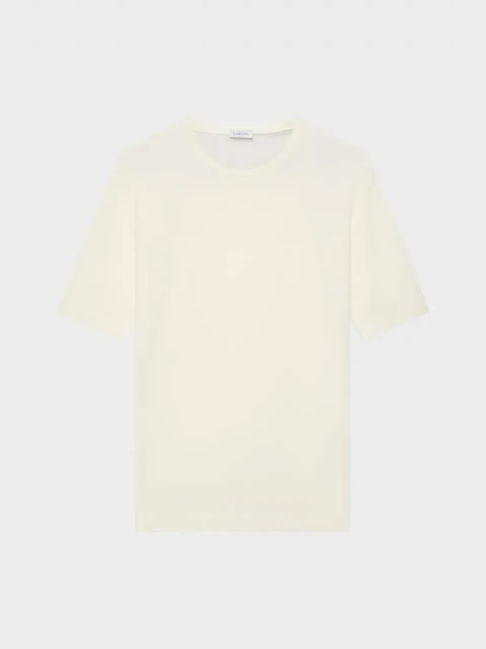 Caruso Butterfly t-shirt cotone bianca maniche corte