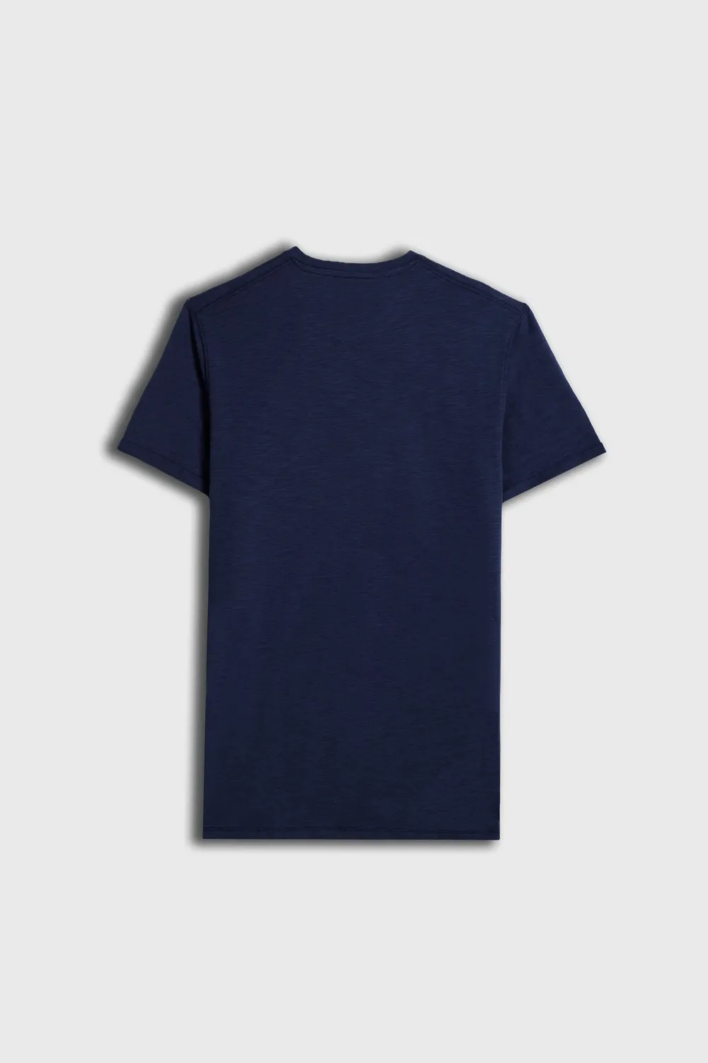 Sonny Bono T-Shirt Slub Taschino Indaco Cotone