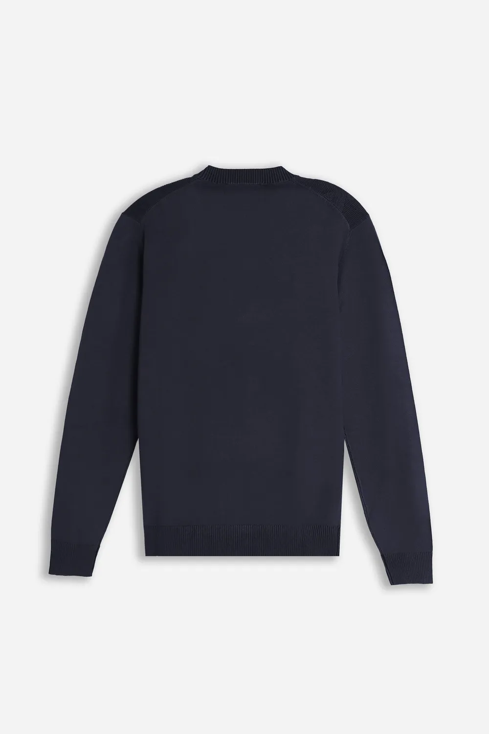 Sonny Bono maglia girocollo strutturata vanisé bleu