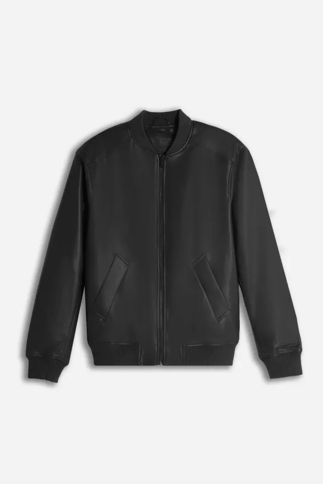 Sonny Bono XN 05094GB giubbotto bomber nero effetto pelle