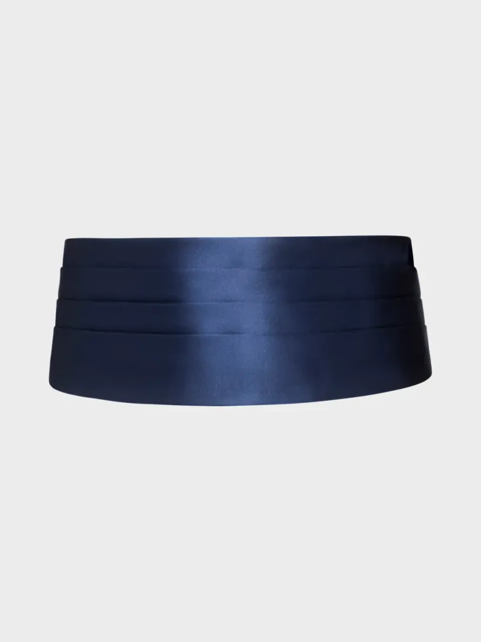 Caruso Manon fascia smoking raso seta blu