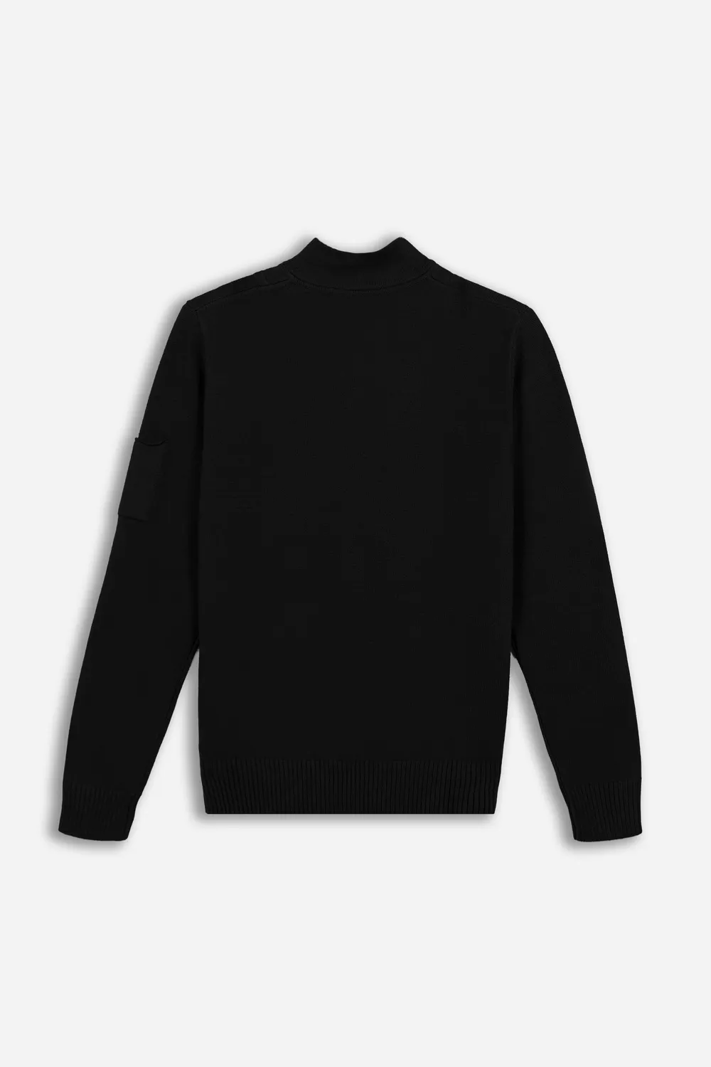 Sonny Bono FW2627 Maglia Collo Bottoni Nero elasticizzata