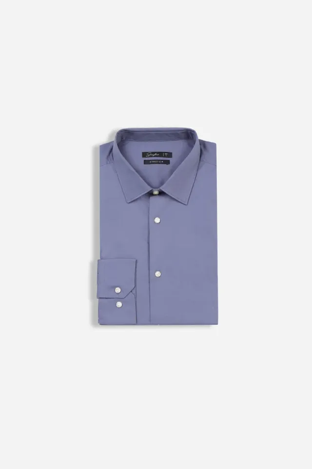 Sonny Bono Basic Stretch camicia avion cotone stretch
