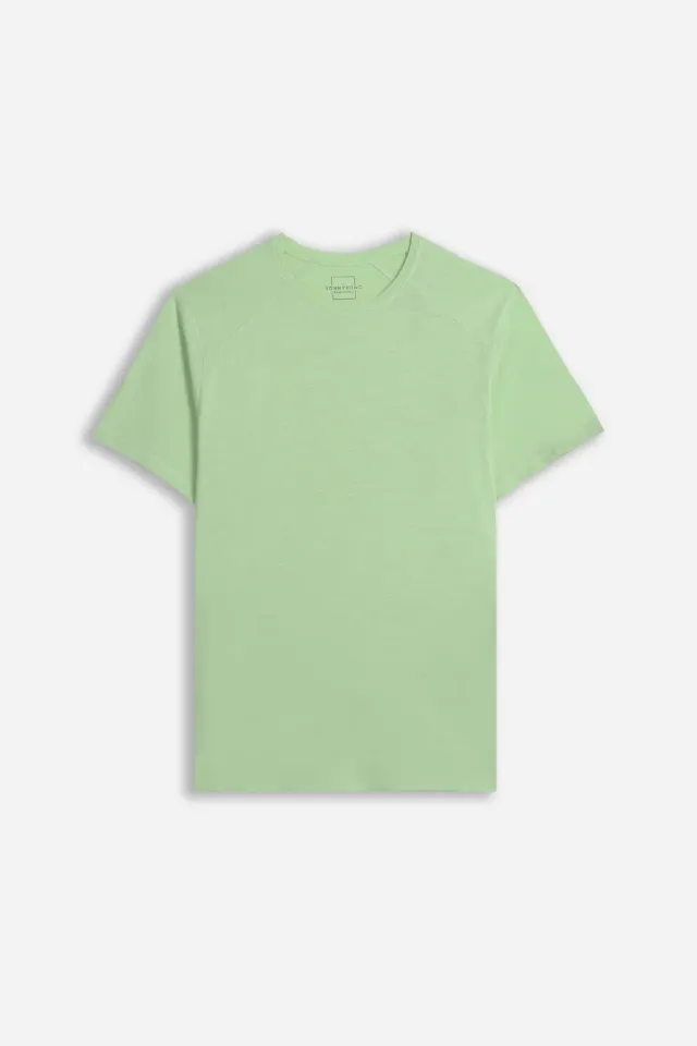 Sonny Bono Basic Slub t-shirt girocollo salvia effetto slub