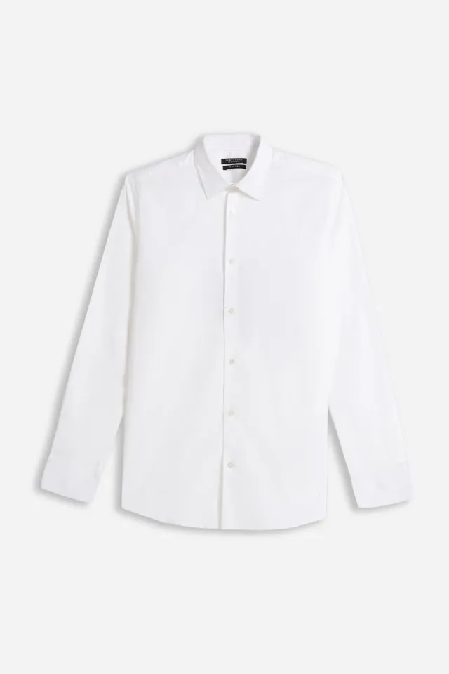 Sonny Bono Basic Camicia Stretch Bianco