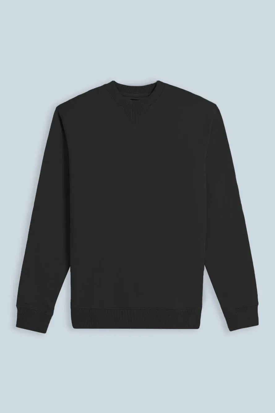 Sonny Bono Felpa Girocollo Basic Nero