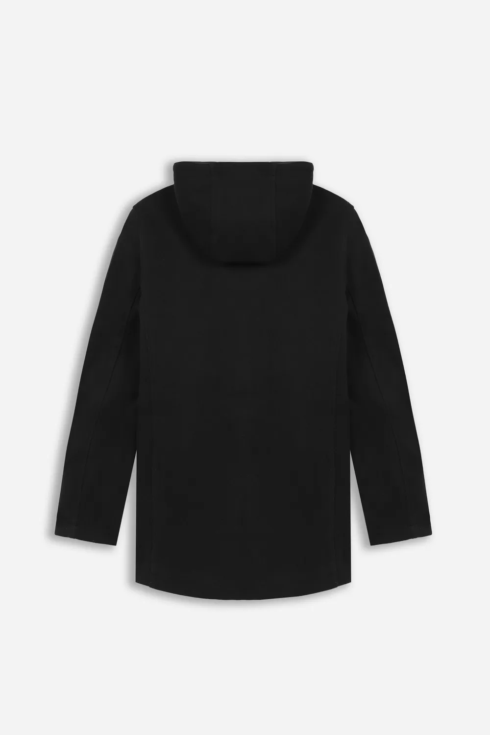 Sonny Bono Cappotto con Cappuccio Nero Poliestere