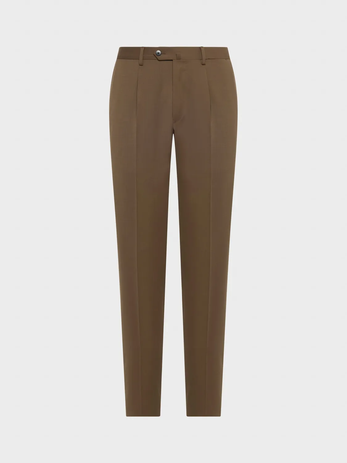 Caruso Norma pantalone lana beige anti-piega