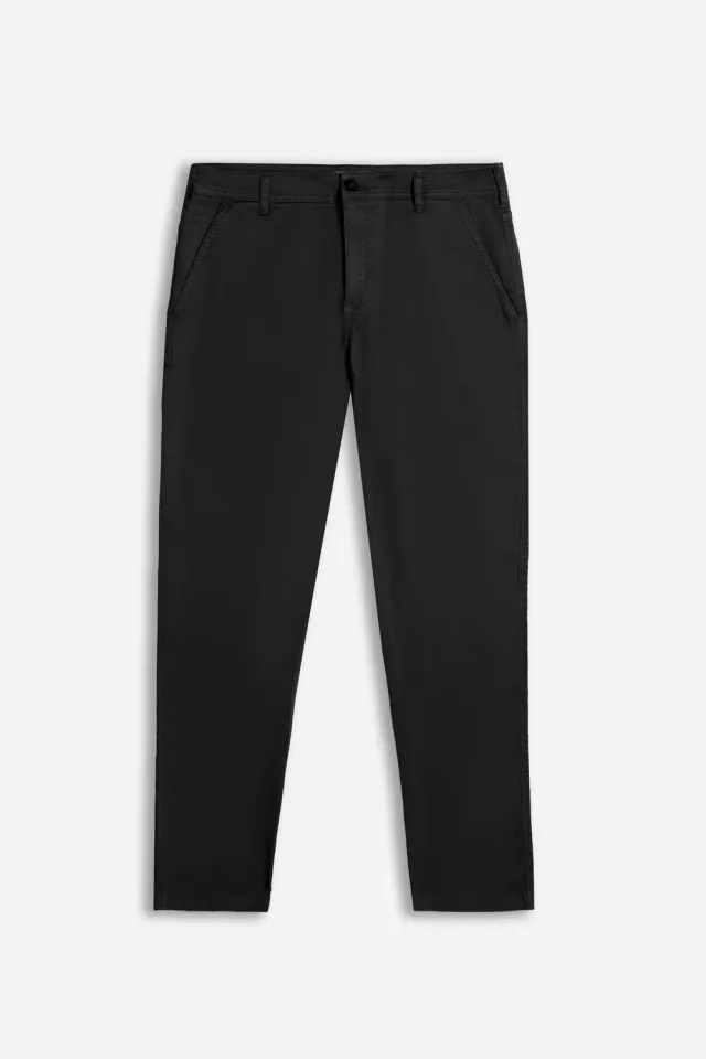 Sonny Bono pantalone chino nero casual
