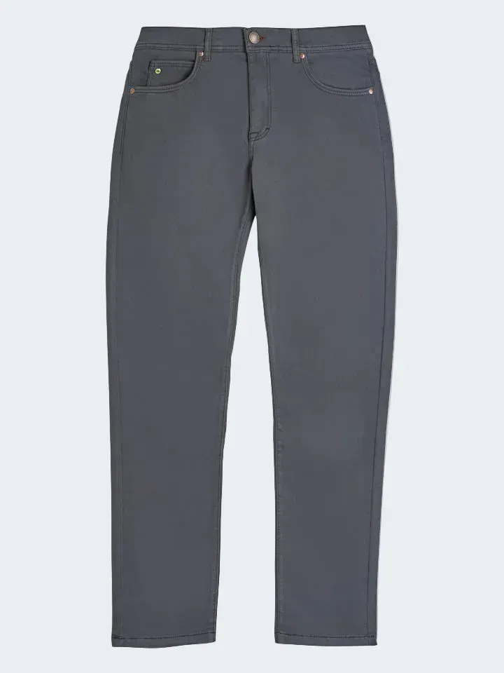 Sand Burton N jeans dritti grigio carbone stretch 199