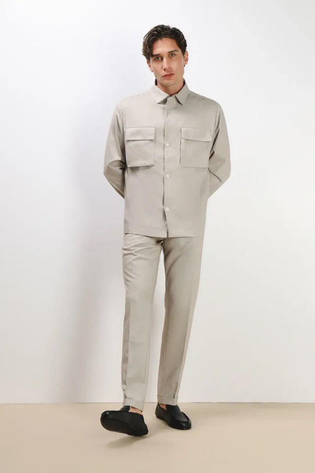 Sonny Bono Punto Milano overshirt beige