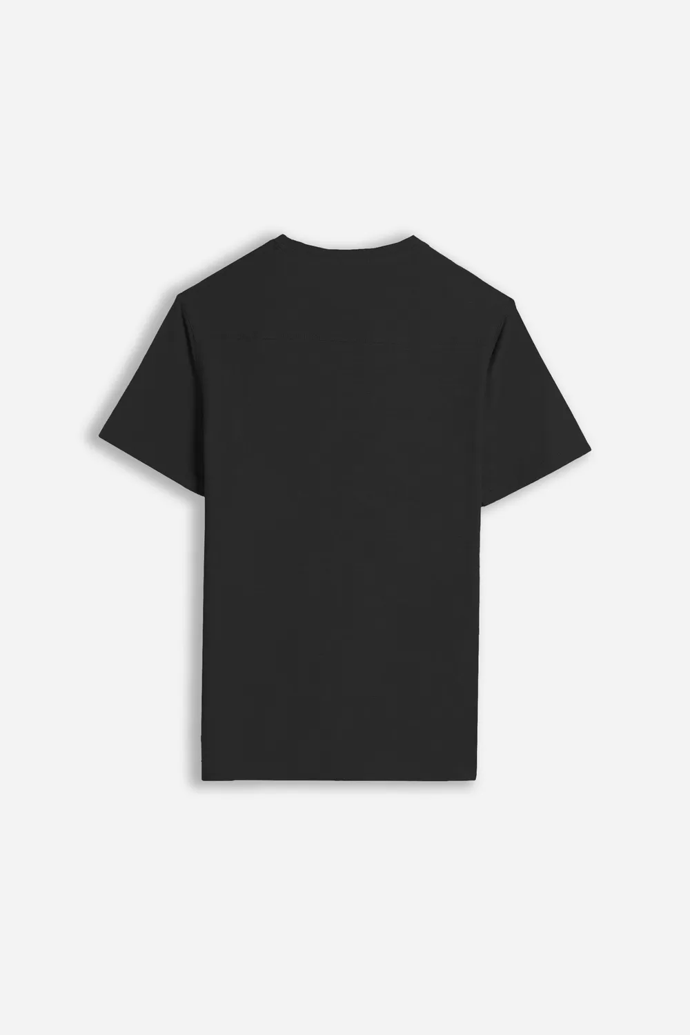 Sonny Bono t-shirt serafino slub taschino nero