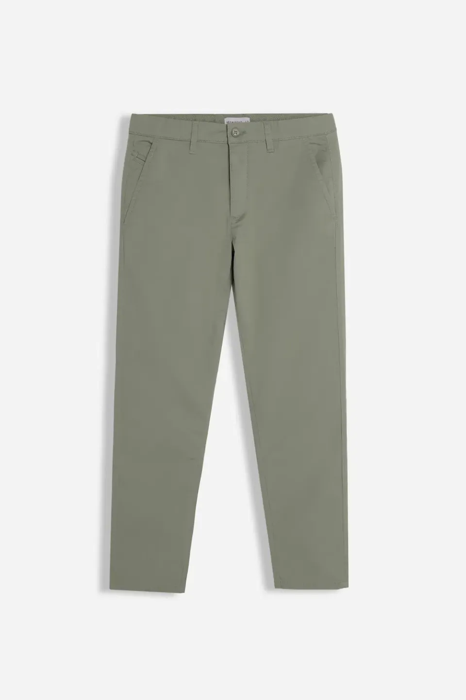 Sonny Bono Basic Chino Pantalone Kaki Cotone
