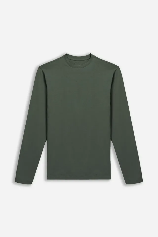 Sonny Bono t-shirt manica lunga verde militare