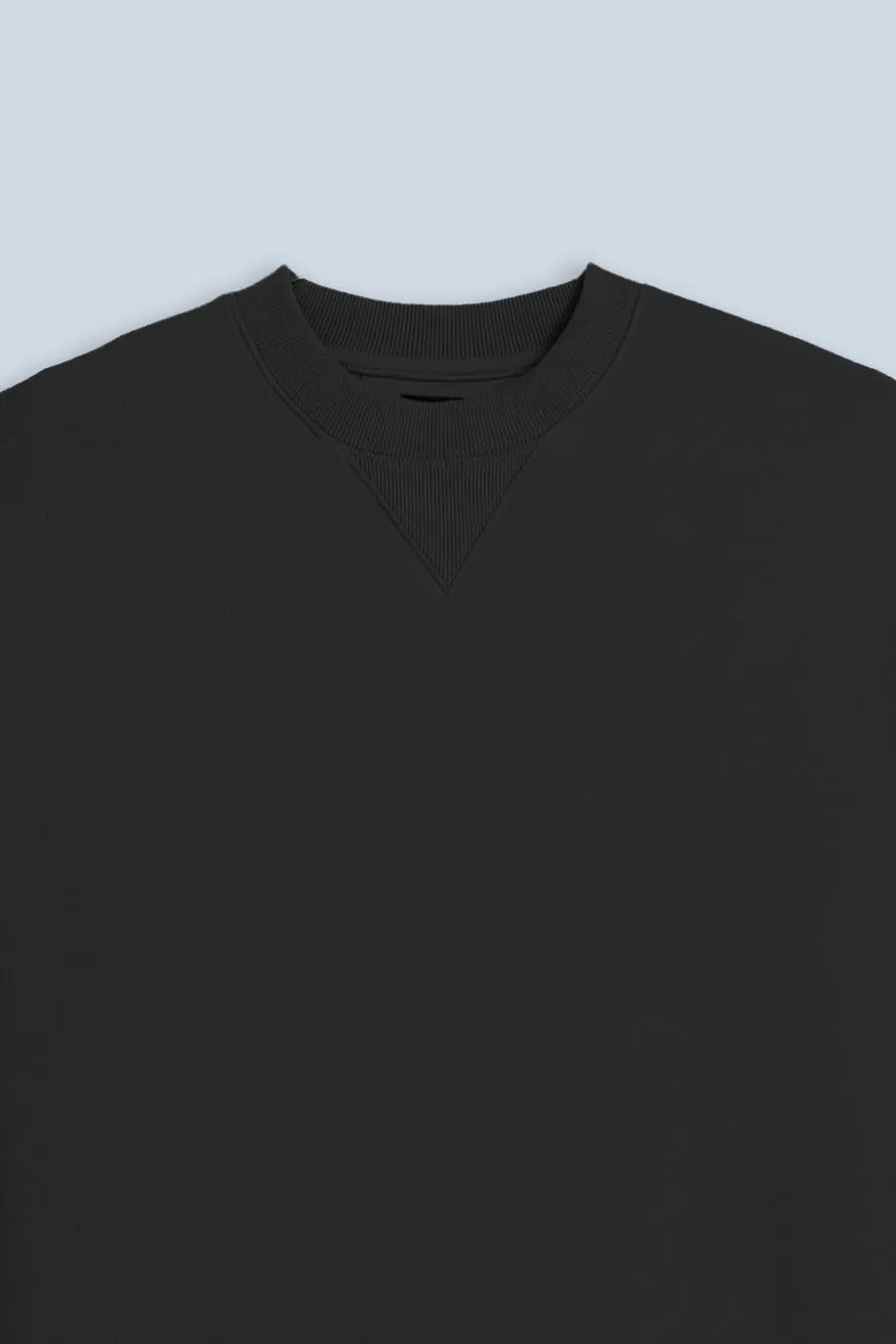 Sonny Bono Felpa Girocollo Basic Nero
