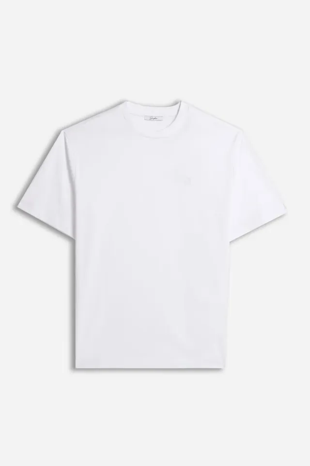 Sonny Bono t-shirt logo stampato bianco cotone