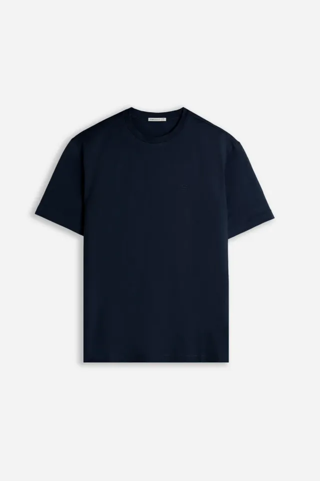Sonny Bono Basic con Dettaglio T-Shirt Bleu