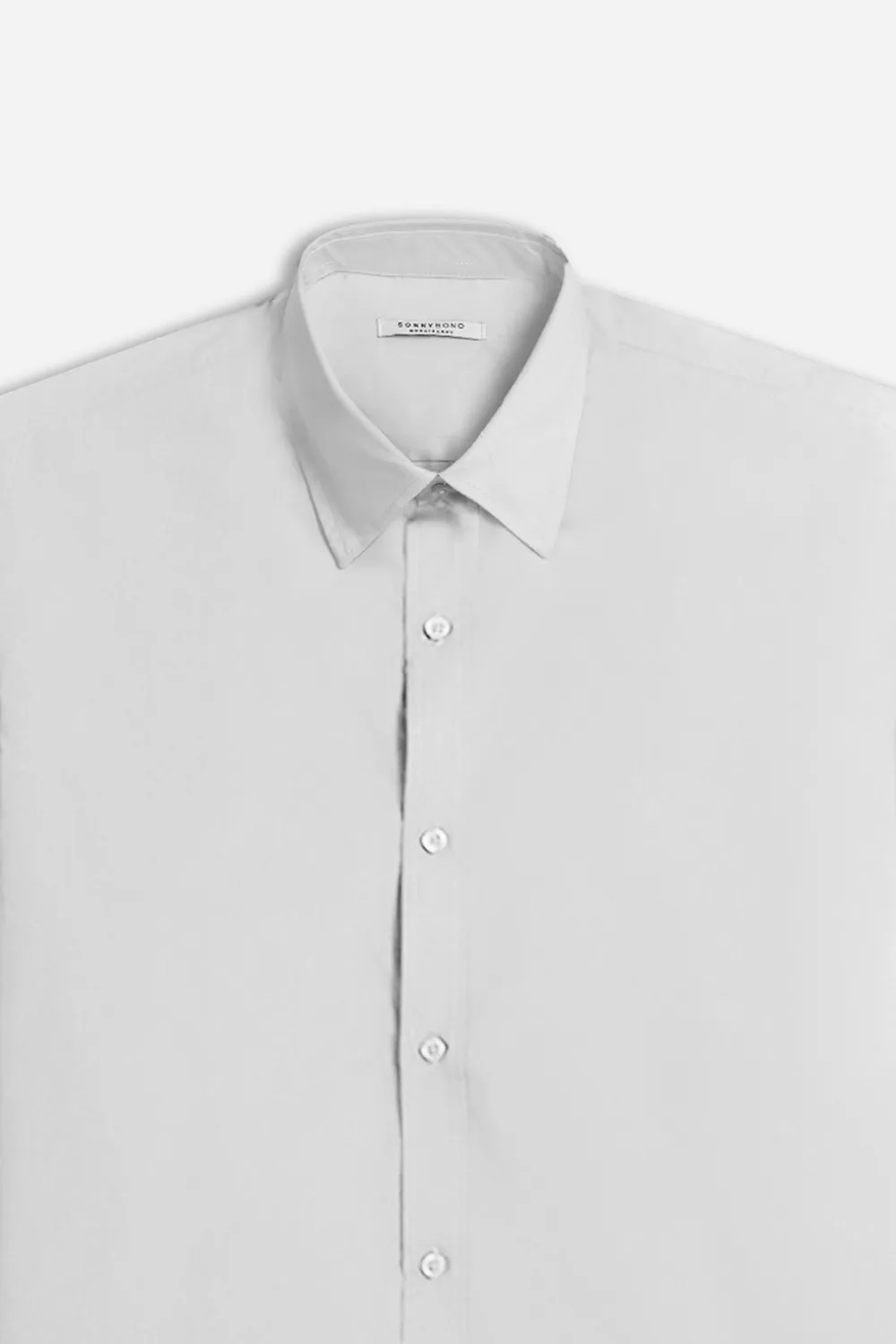 Sonny Bono Basic camicia grigio chiaro collo italiano