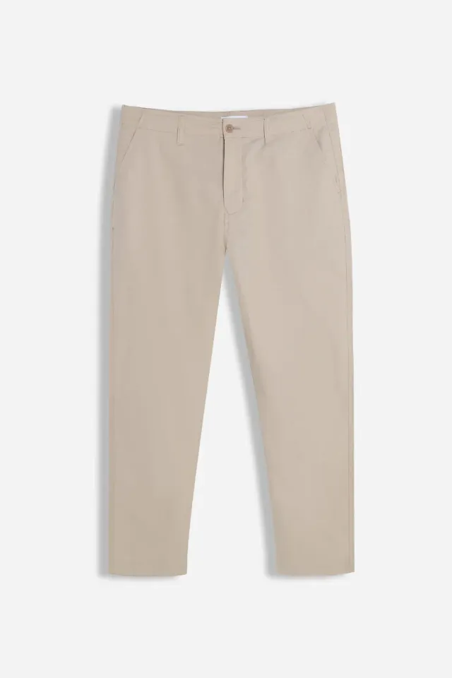 Sonny Bono pantalone chino basic beige cotone