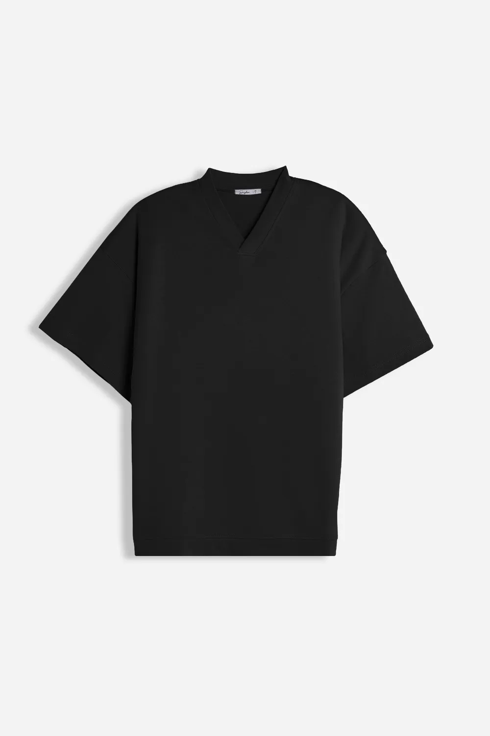 Sonny Bono t-shirt scollo V nero over fit