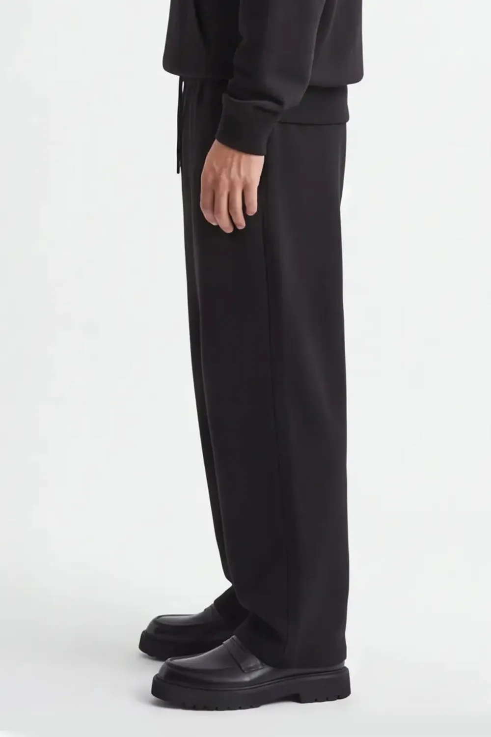 Sonny Bono Over Fit Pantalone Jogger Felpa Nero