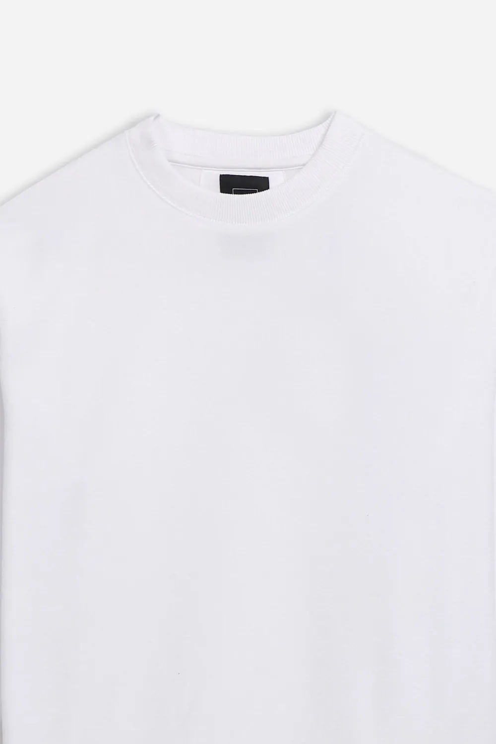Sonny Bono felpa girocollo pile bianco