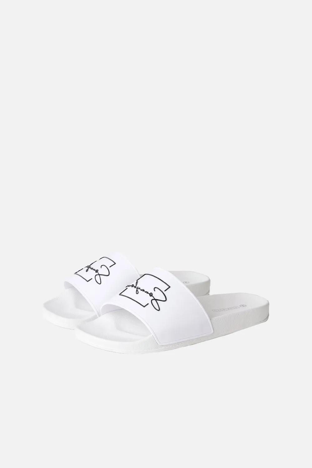 Sonny Bono Ciabatta con logo 3D bianca estiva