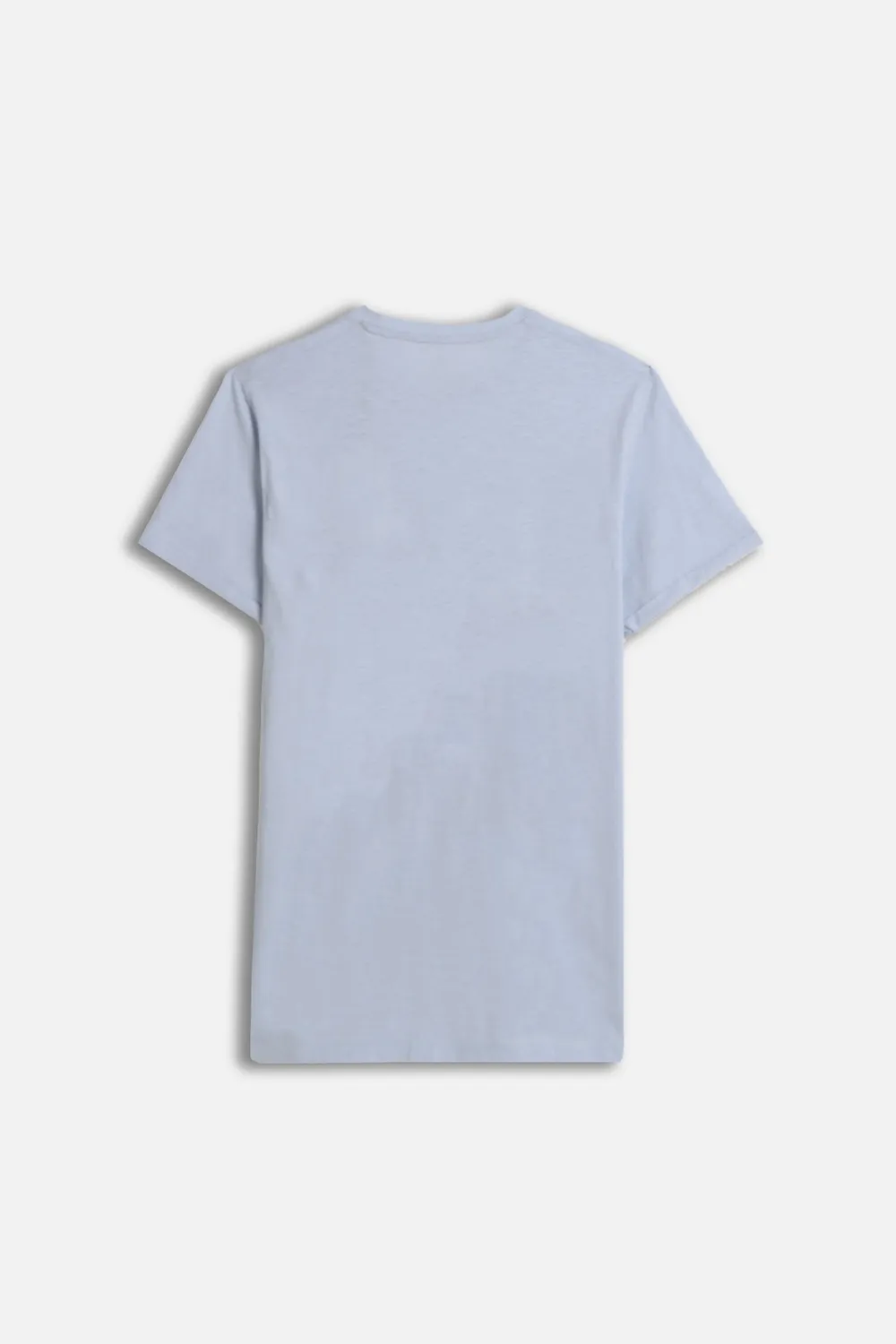 Sonny Bono Slub t-shirt taschino celeste 100% cotone