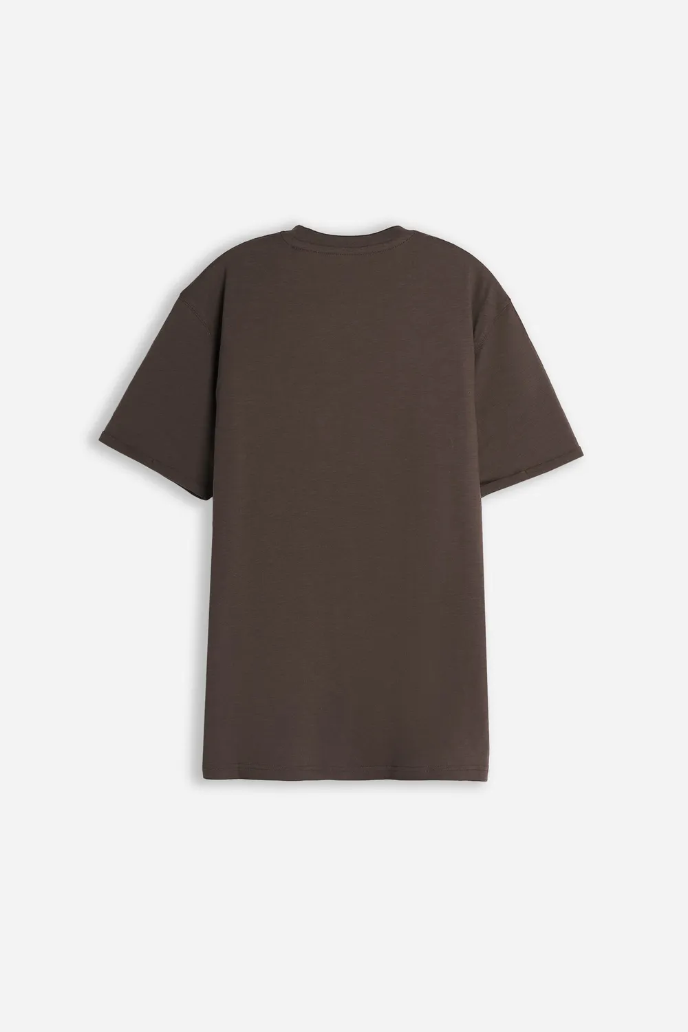Sonny Bono T-Shirt Slub Taschino Moro 100% cotone