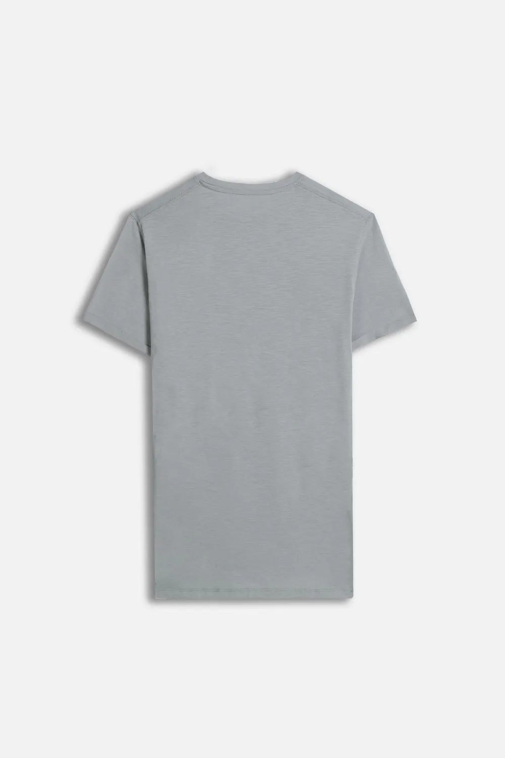 Sonny Bono T-Shirt Slub Grigia Taschino Cotone