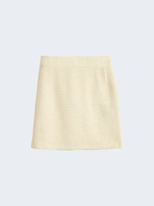 Sand Menswear Keti 6811 gonna boucle avorio donna