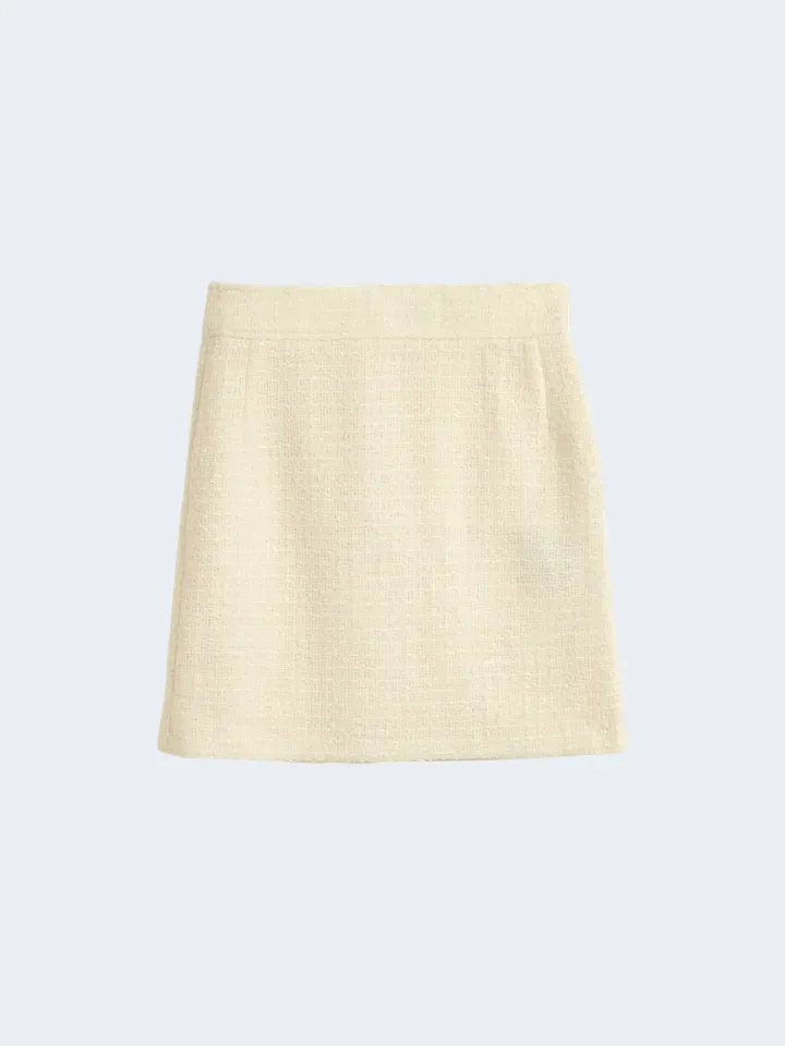 Sand Menswear Keti 6811 gonna boucle avorio donna