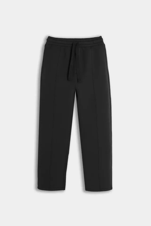 Sonny Bono pantalone felpa scuba nero SF 07218P4
