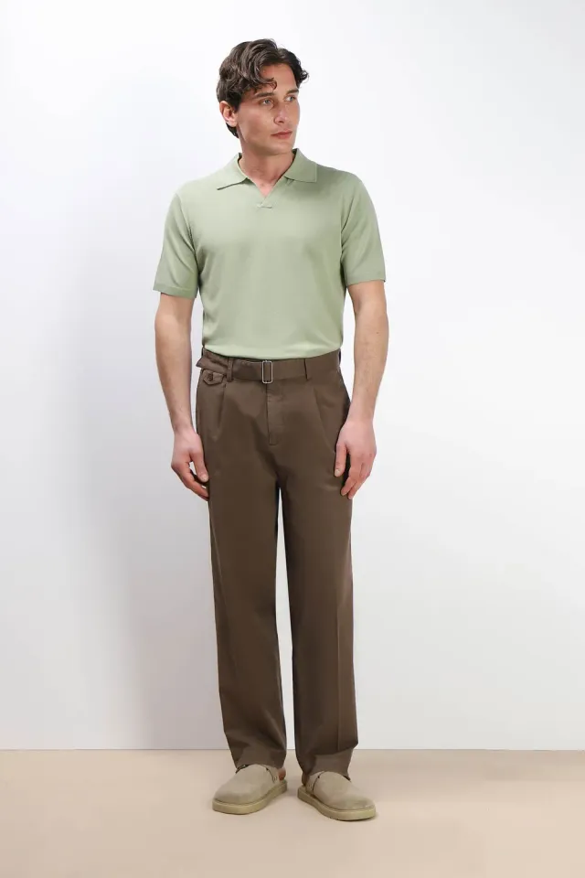 Sonny Bono Pantalone Chino Moro Doppia Pence