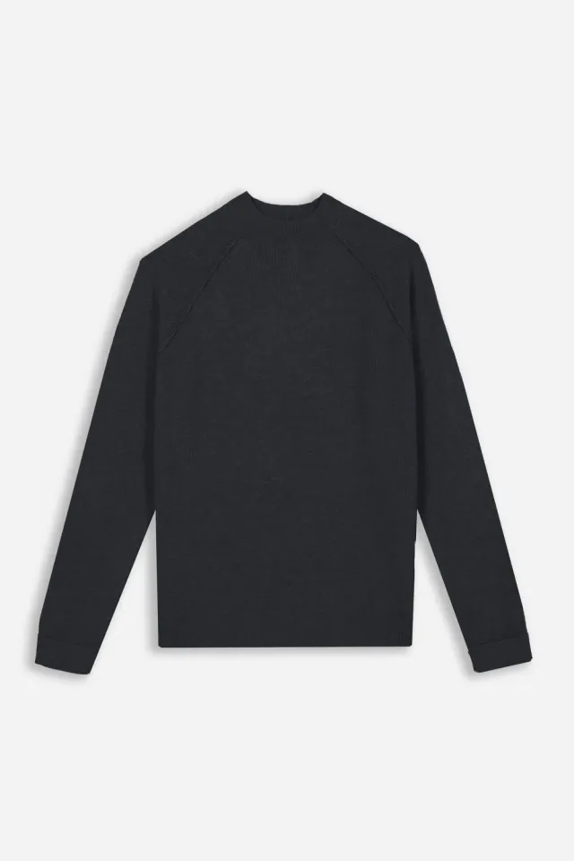 Sonny Bono Maglia Mezzo Collo Costine denim calda
