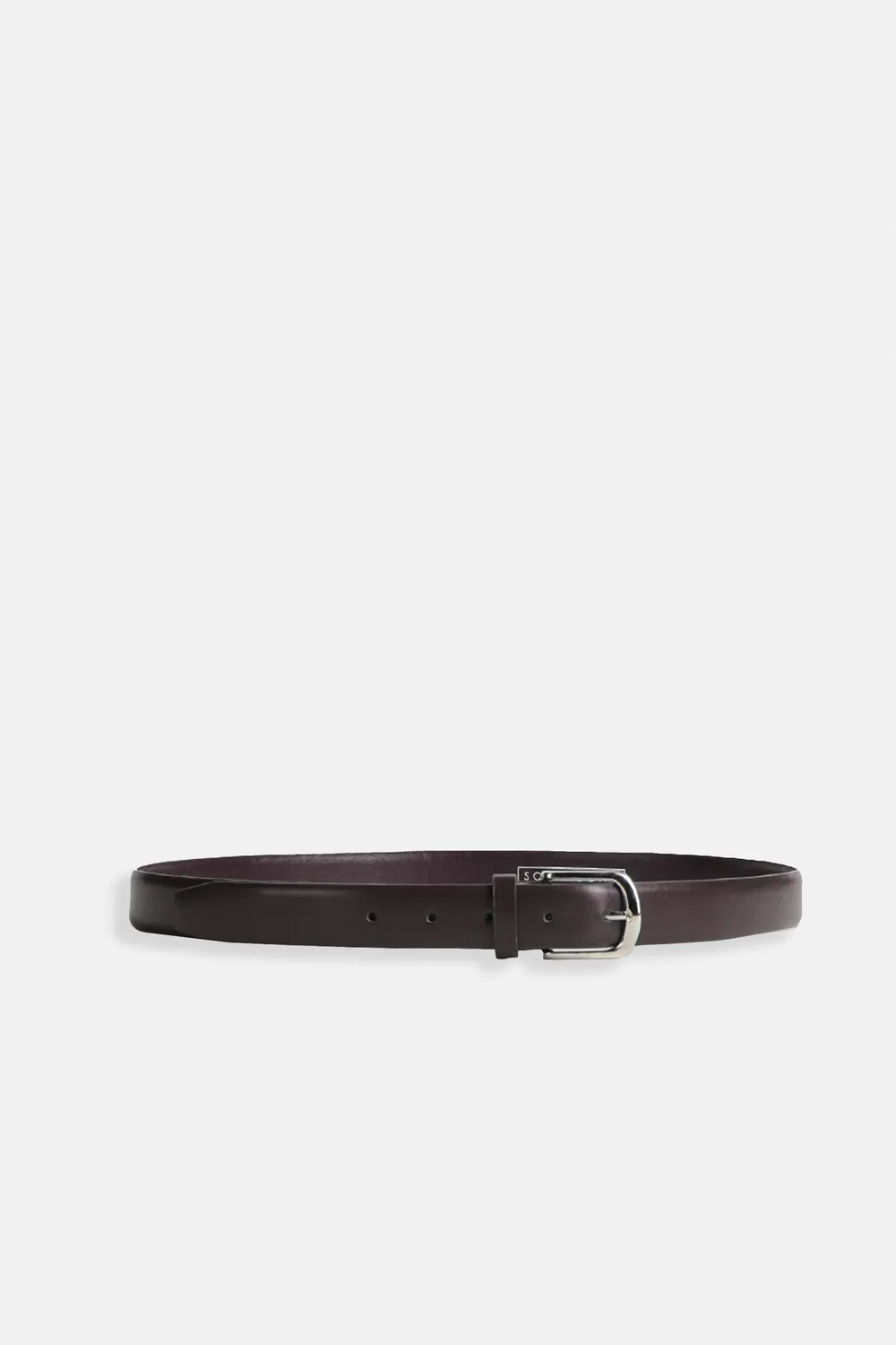Sonny Bono cintura classic effetto pelle moro
