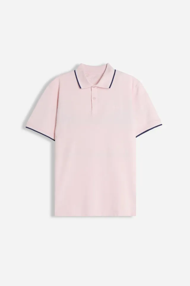 Sonny Bono Basic Polo Piquet Rosa