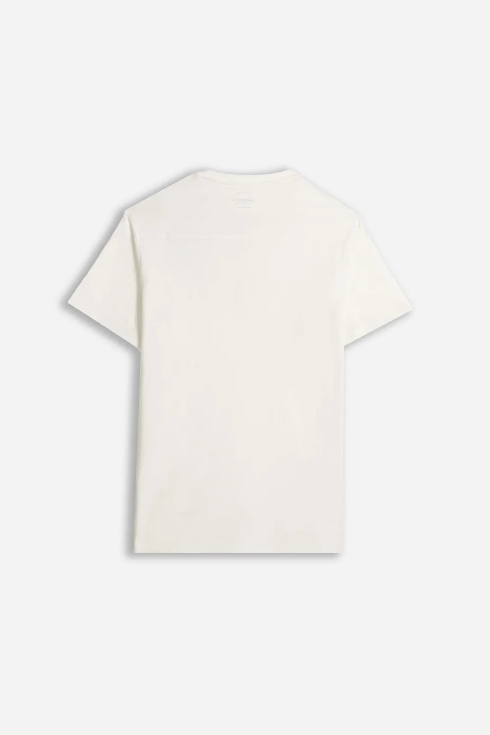 Sonny Bono Serafino T-shirt Slub Gesso con Taschino