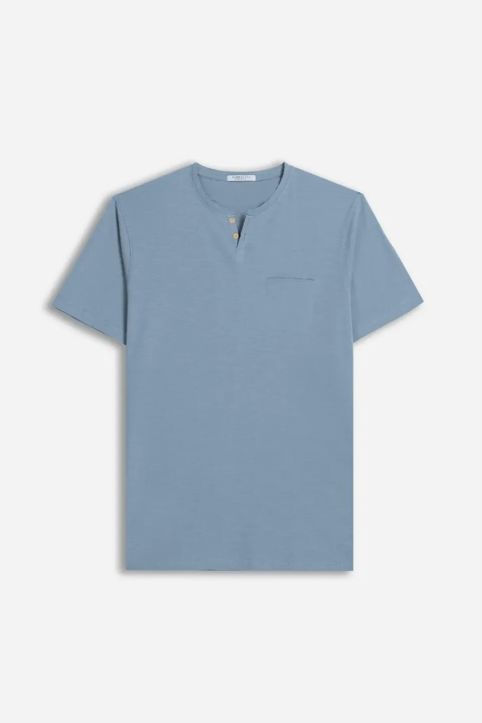 Sonny Bono T-Shirt Collo Goccia Slub Avion