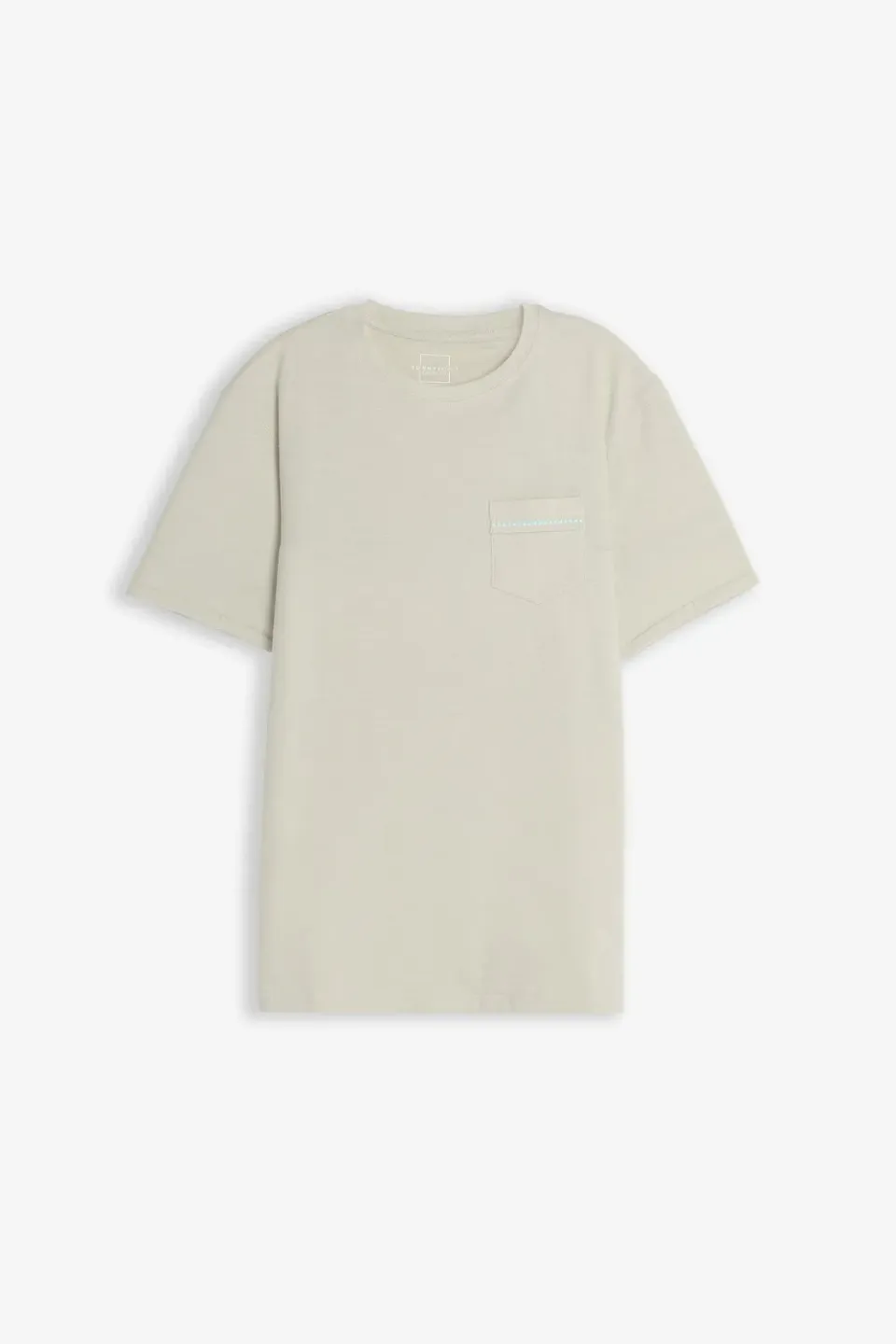 Sonny Bono Slub t-shirt girocollo beige taschino