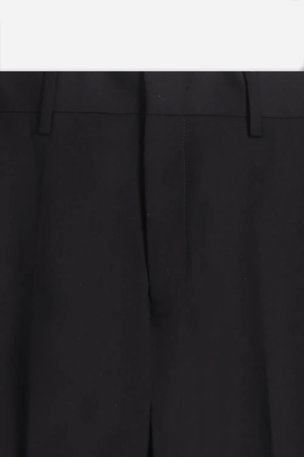 Sonny Bono Pantaloni Classici Neri Bordino Raso