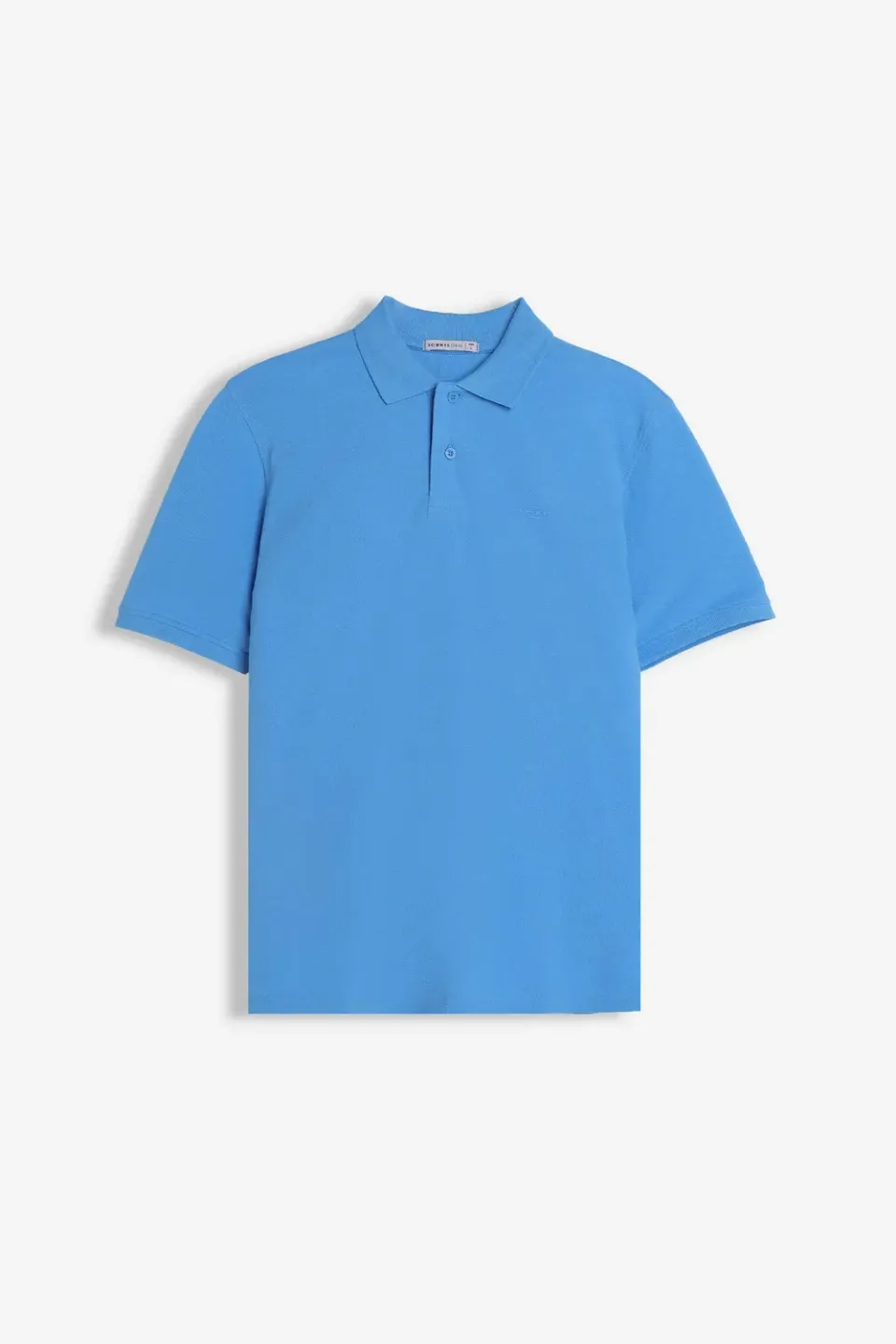 Sonny Bono Piquet Basic polo azzurro tinta unita